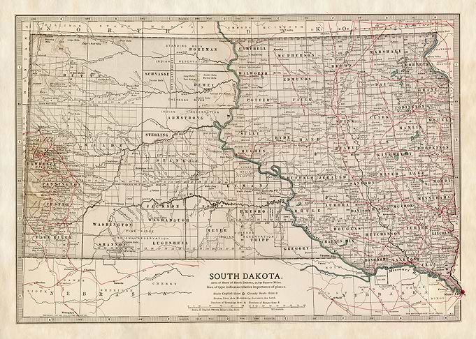 SOUTH DAKOTA VINTAGE USA