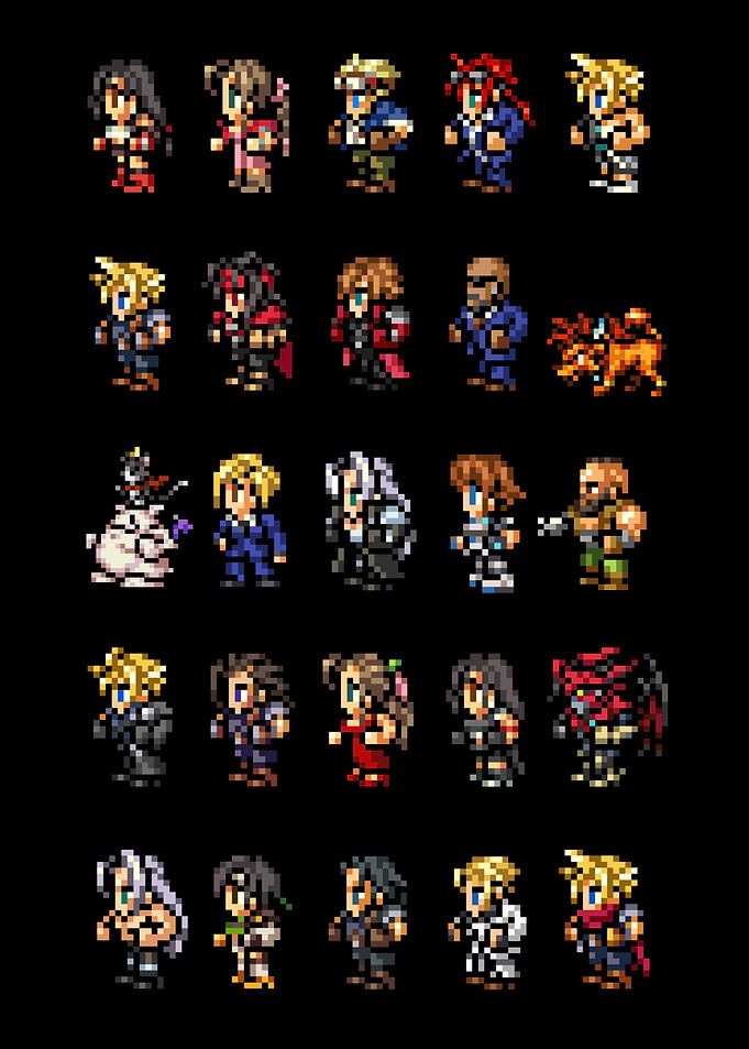 Final Fantasy VII Pixel