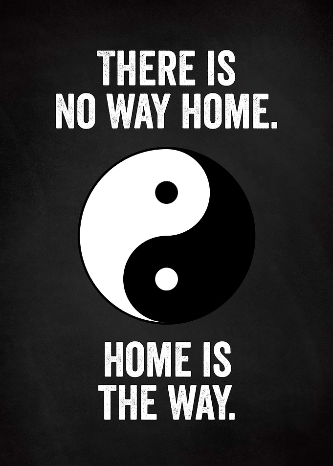 THERE IS NO WAY HOME CHALK