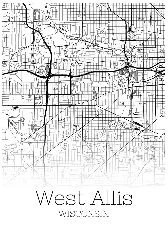 West Allis Wisconsin map