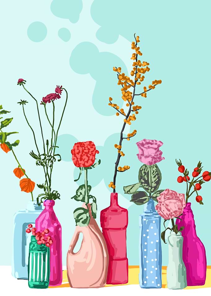 Flower Pots Meadow
