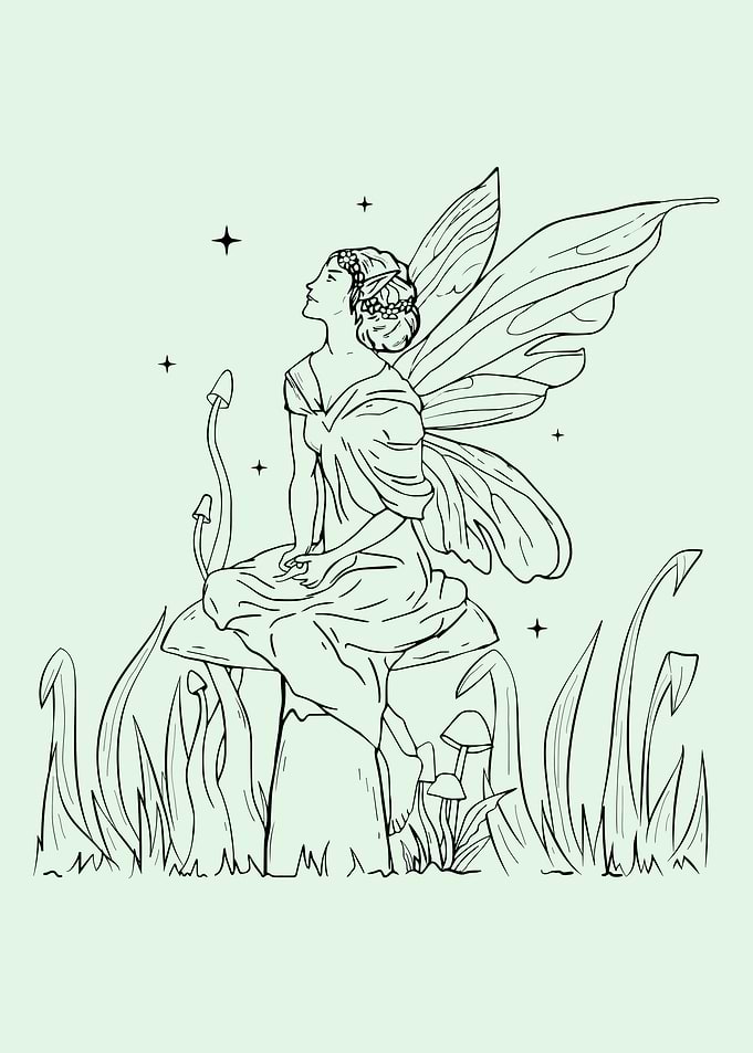 Fairycore Fairy Mushroom