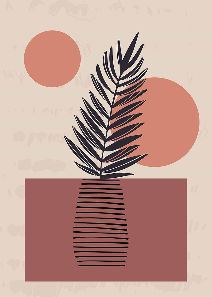 Scandinavian flower decor