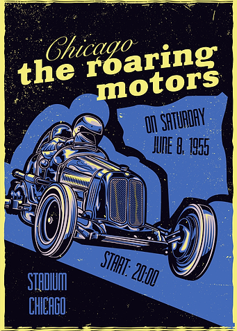 Racing car vintage
