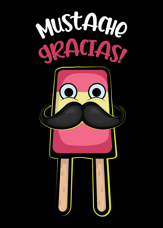 Moustache Gracias Awesome