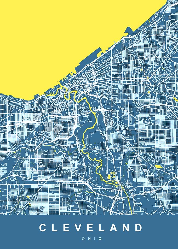 CLEVELAND Map USA