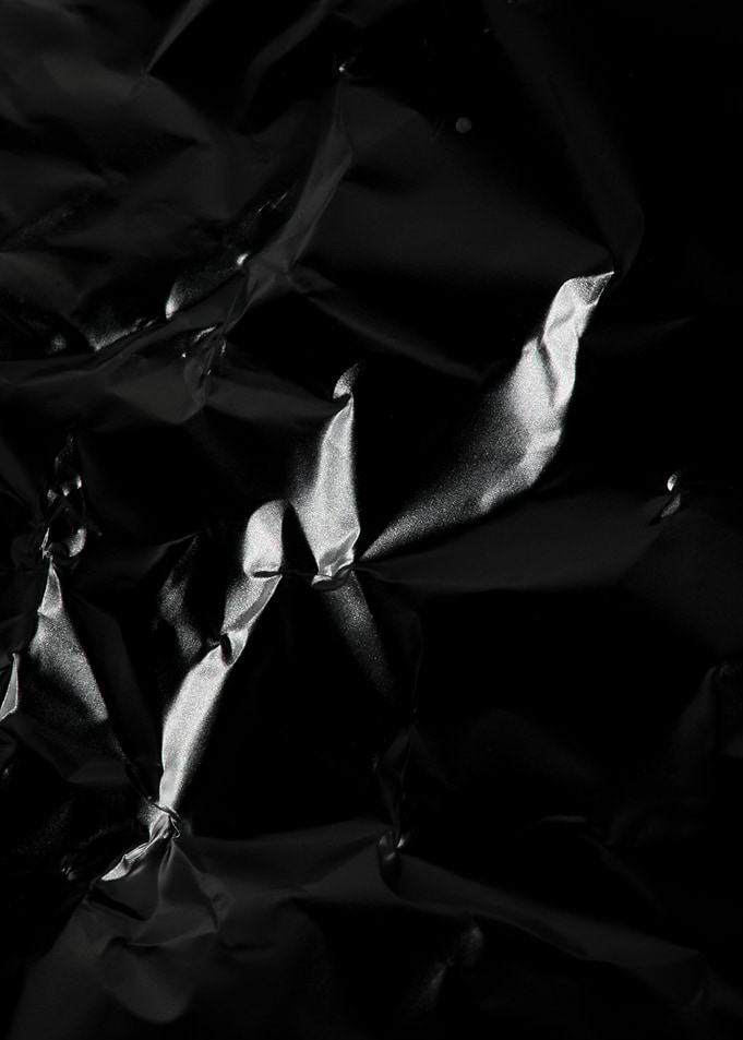 Aluminum paper close up