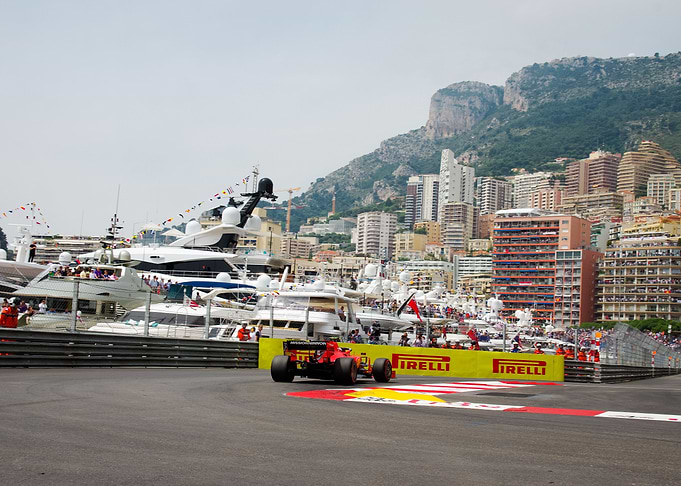 Red Ferrari Monaco