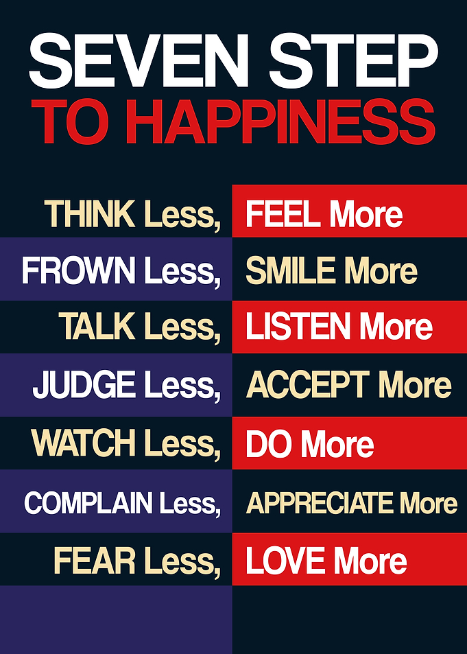 Seven Step to Happiness
