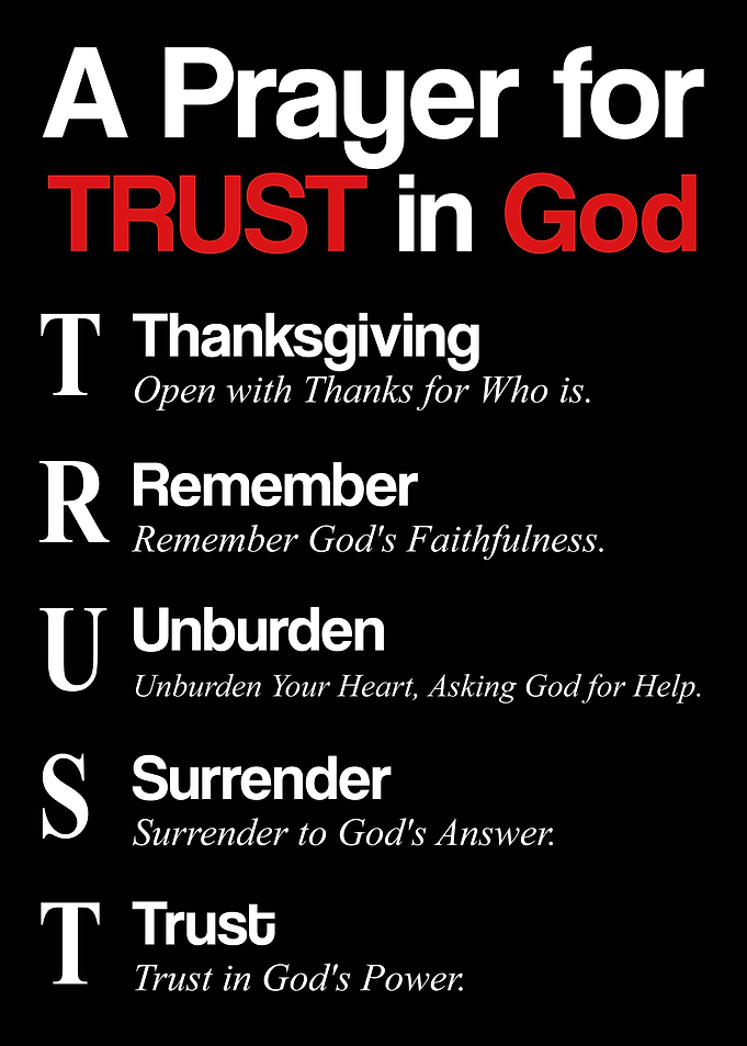 A Prayer For Trust in God