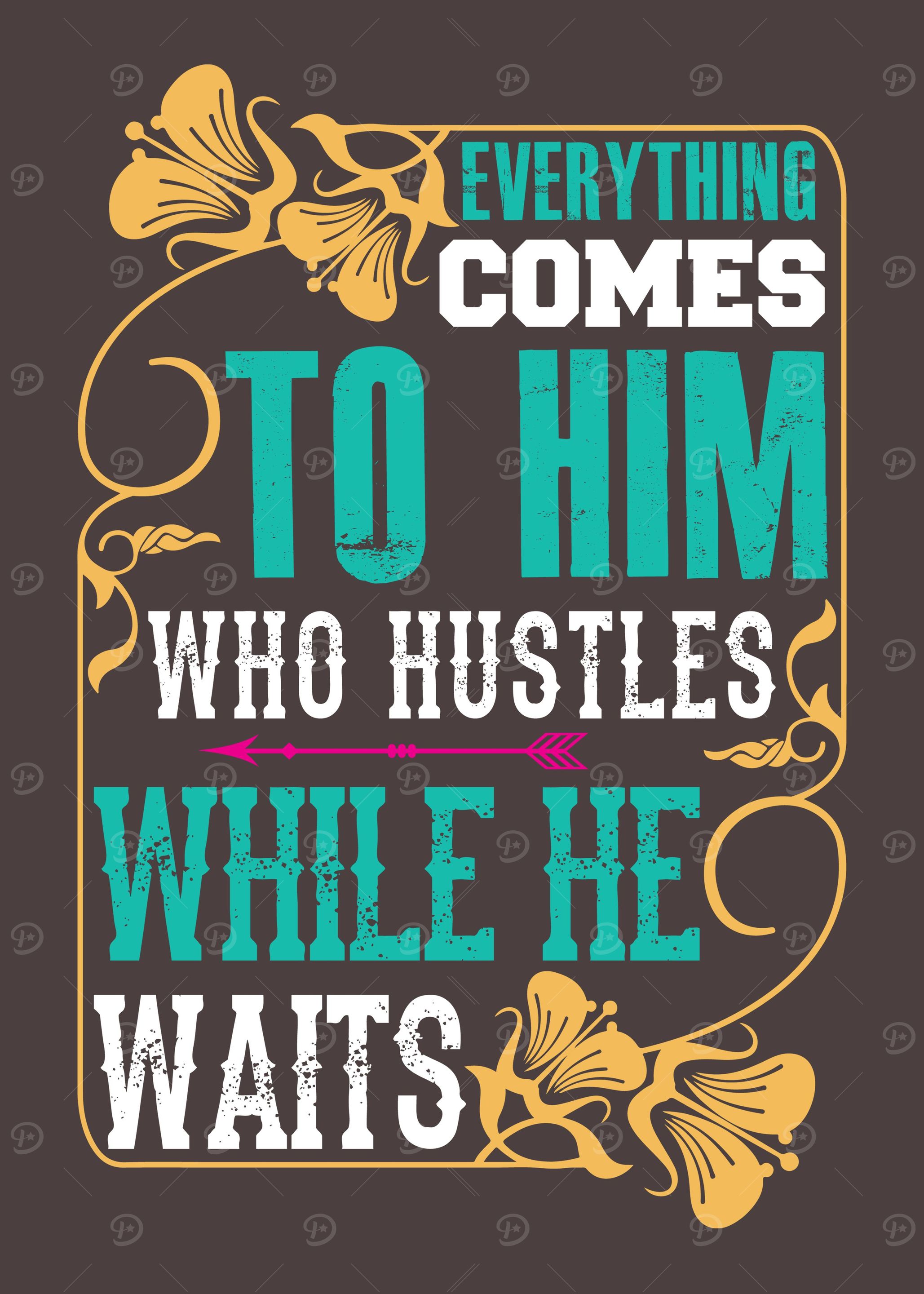 Everything comes to him