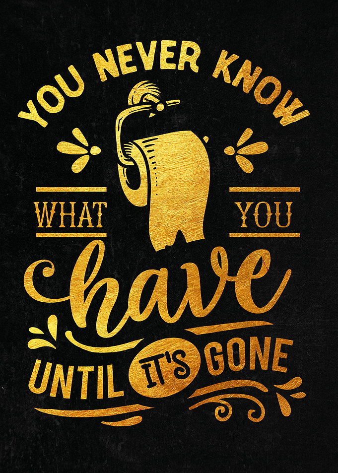 You never know