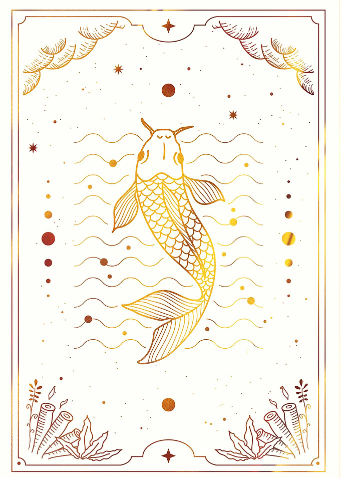 Tarot Fish Koi