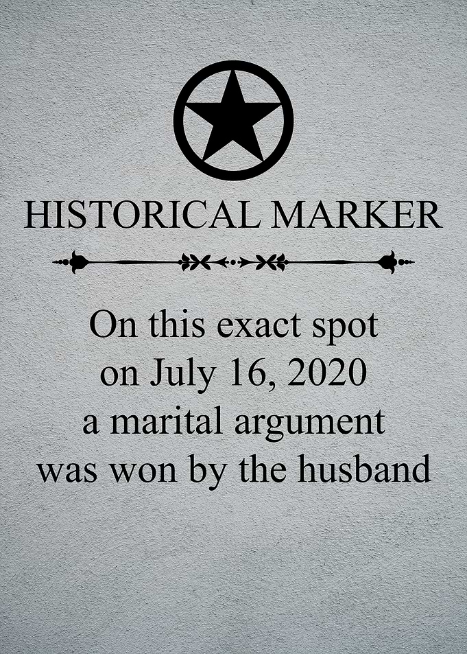 MARITAL ARGUMENT STONE