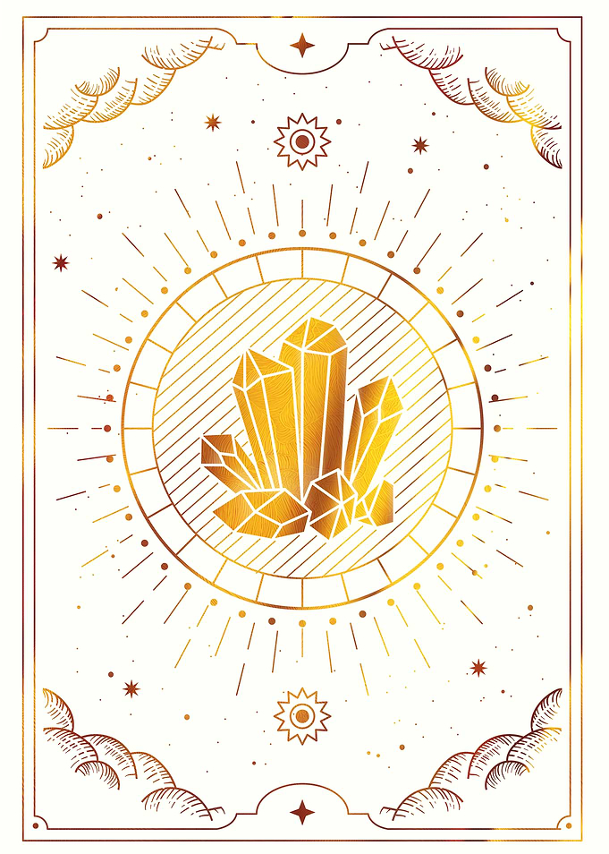 Tarot Crystal rock
