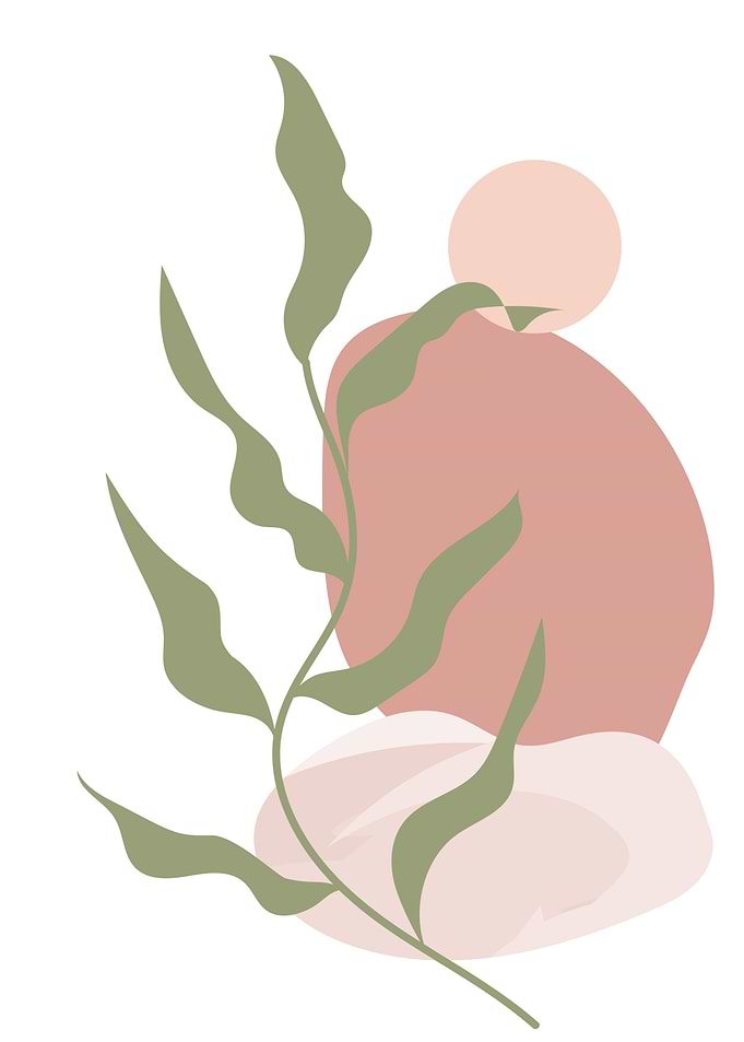 Nordic botanical leaf art