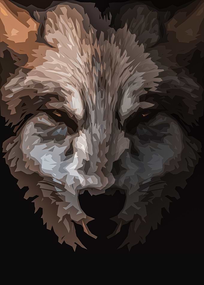 victor wolf art poster