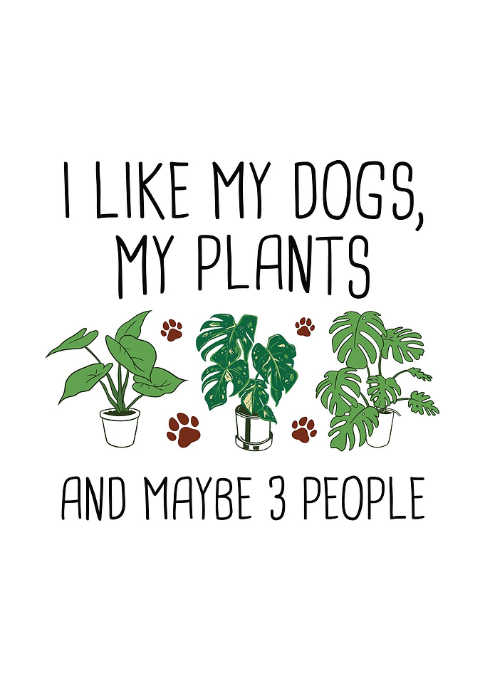 Houseplants Dog Dogs Gifts