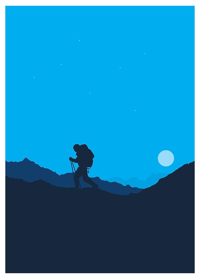 hiking border