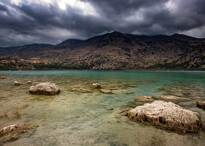 Landscape, lake, Greece