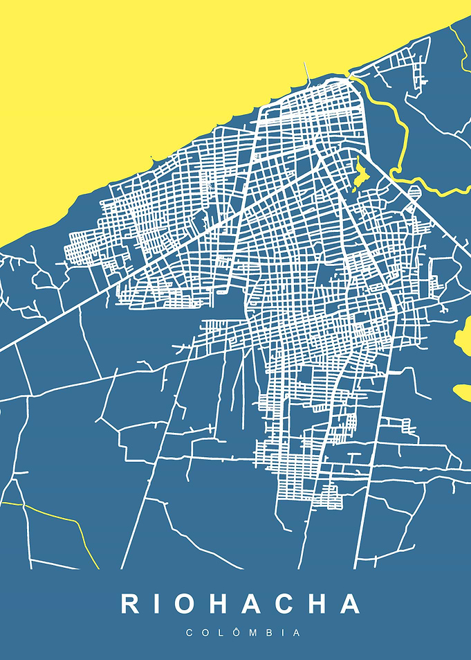 RIOHACHA Map COLOMBIA