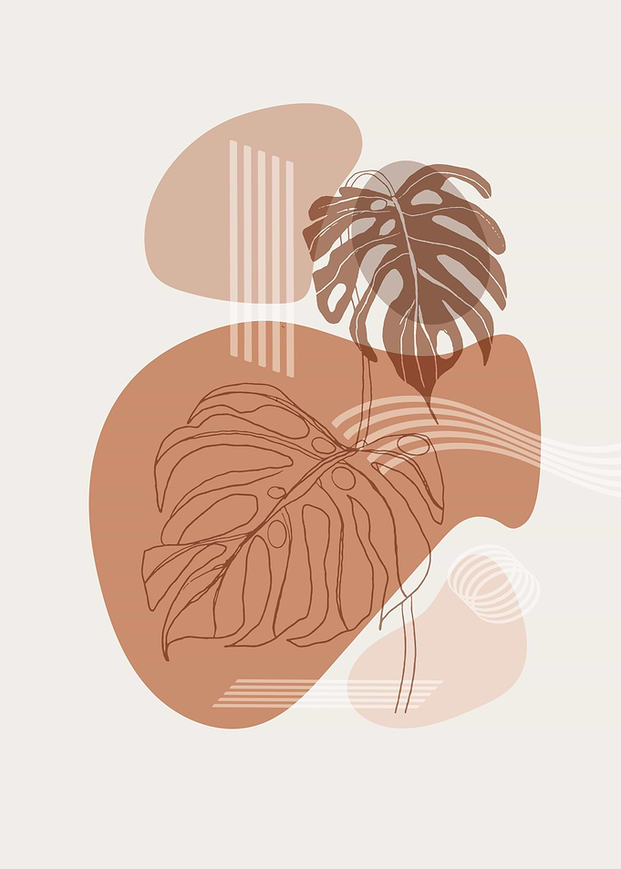Botanical Tropical leaf