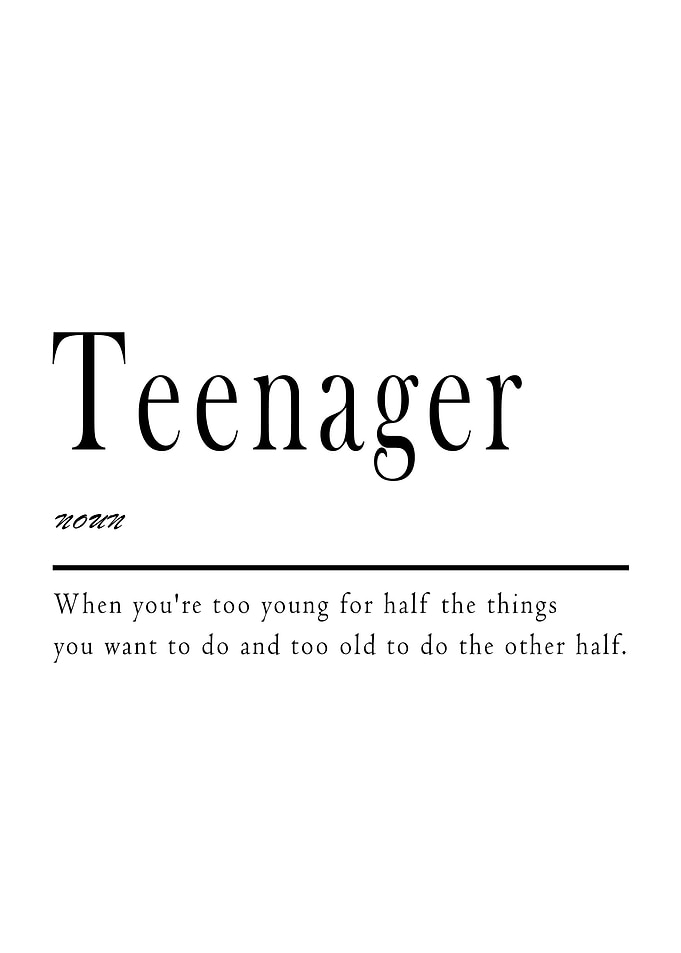 Teenager Definition