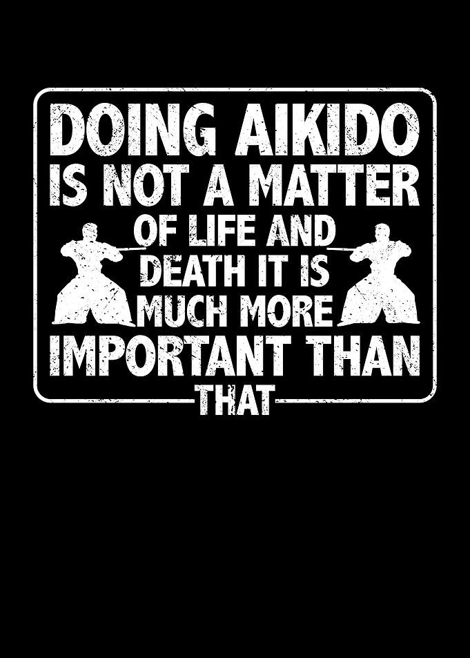 Doing aikido is not a