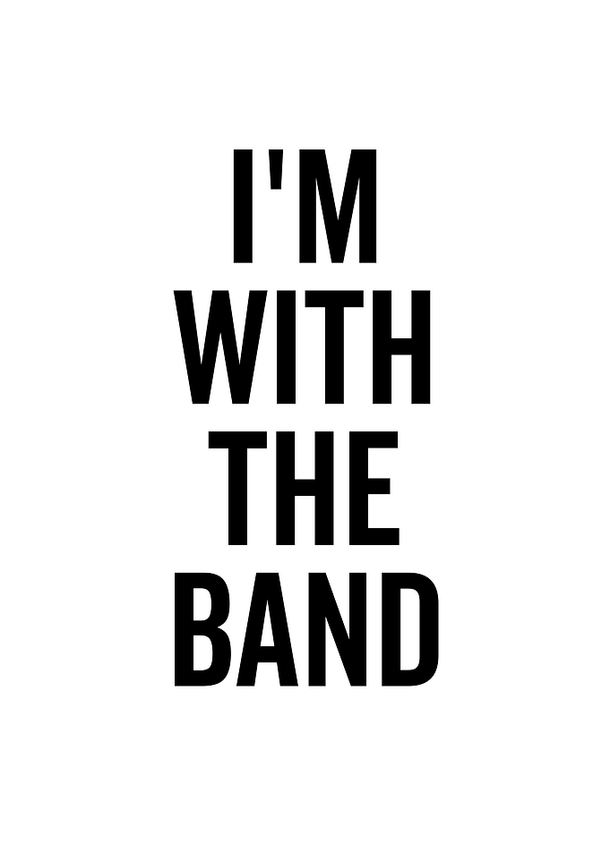 Im With The Band