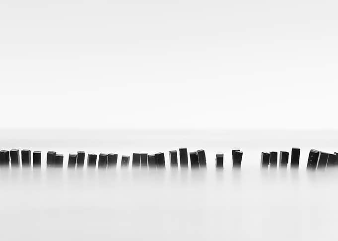Neatly arranged stone pile