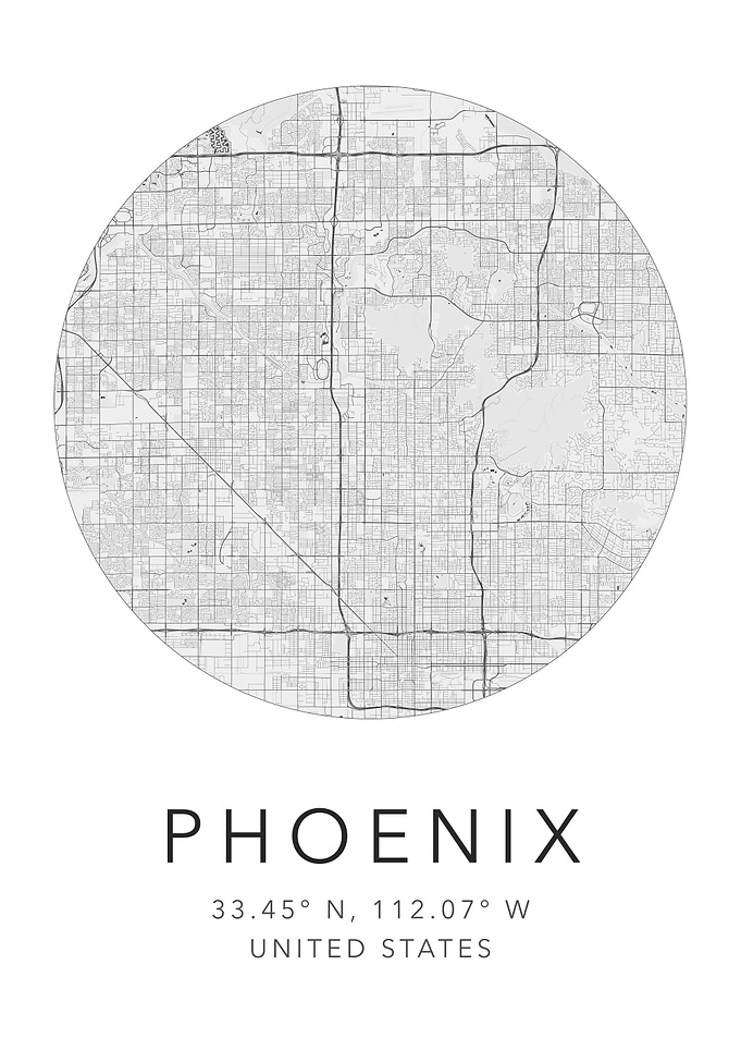 Phoenix City Map