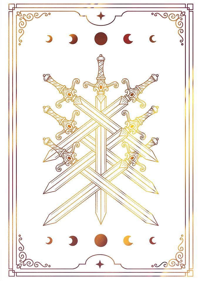 Tarot Seven sword
