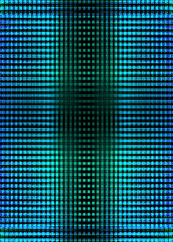 Colorful lines illusions