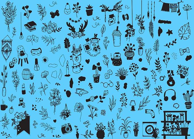 Plants Doodle