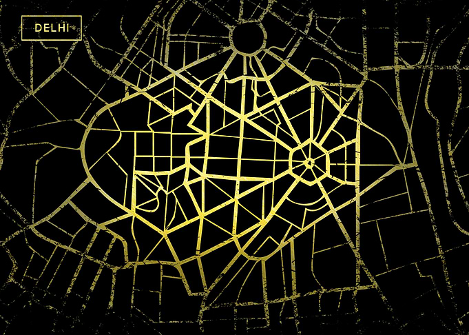 Delhi Map