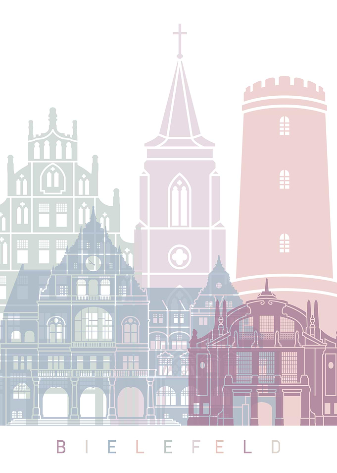 BIELEFIELD SKYLINE POSTER