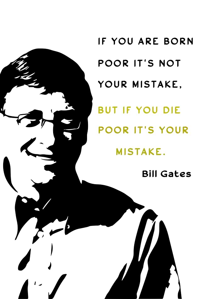 Bill Gates Quotes Poster