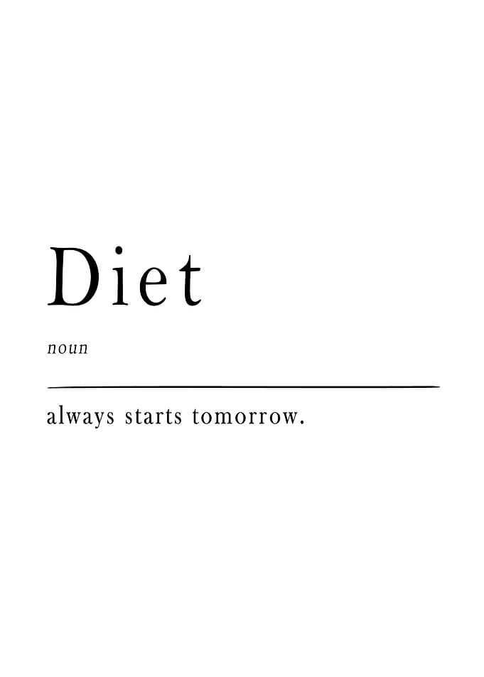 Diet Definition Print