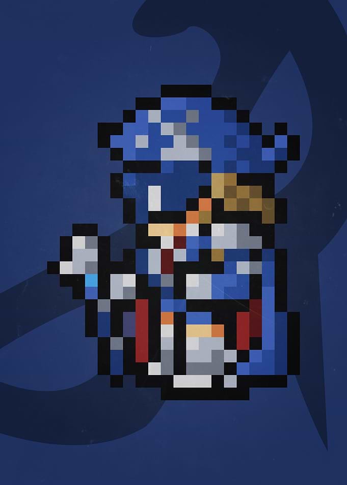 FF XIV Blue Mage BLU Pixel