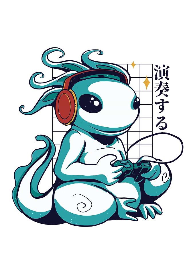 Gaming Axolotl