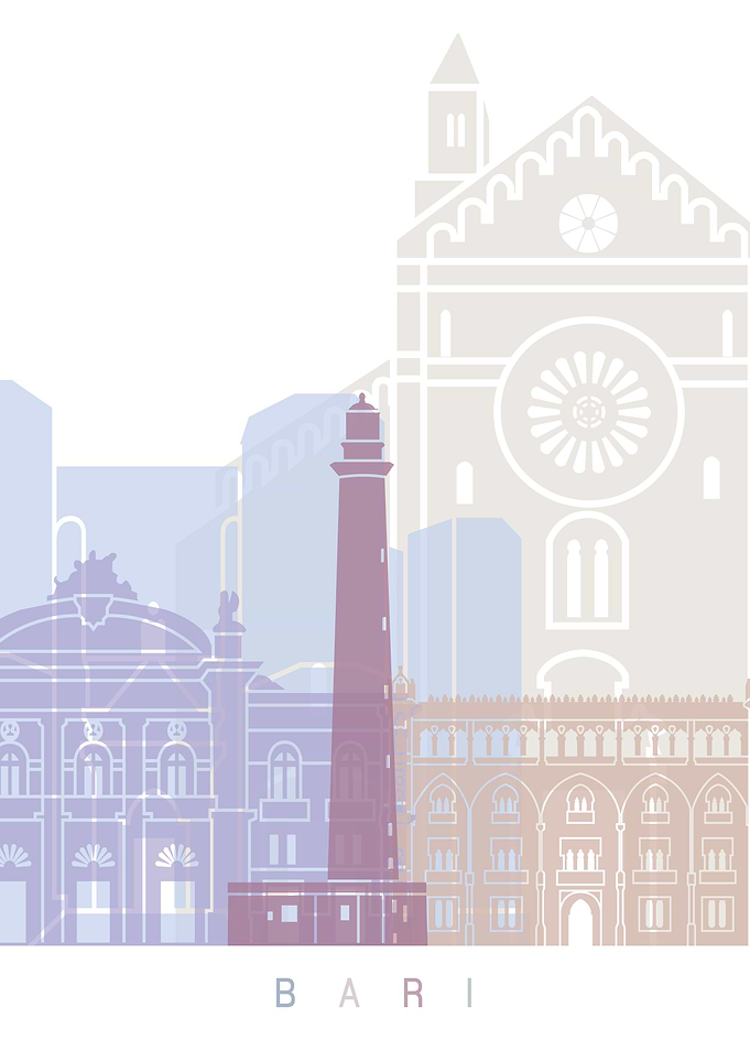 BARI SKYLINE POSTER