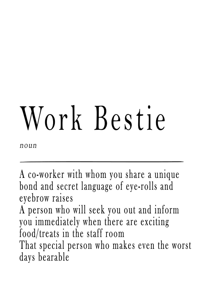 Work Bestie Best Friend