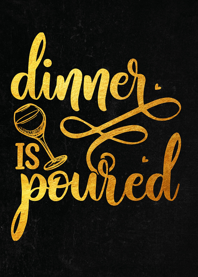 Dinner is poured