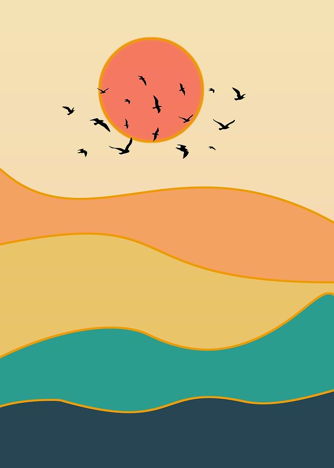 Abstract Sunset