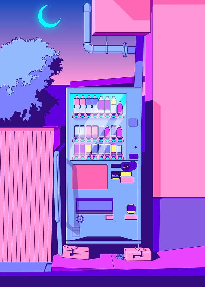 aesthetic vending machine