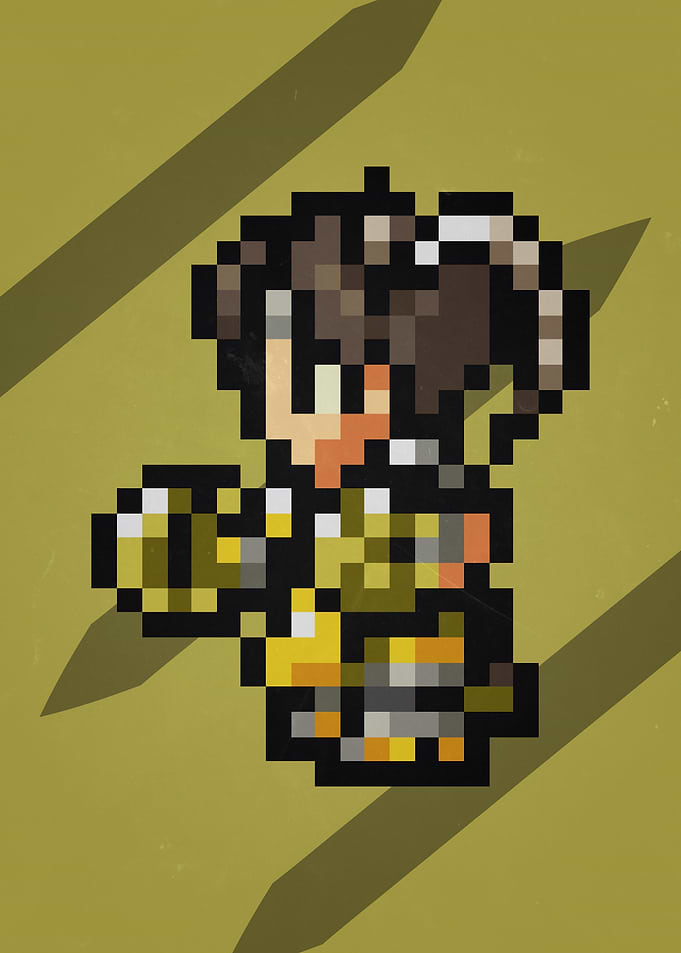 FF XIV Monk MNK Pixel