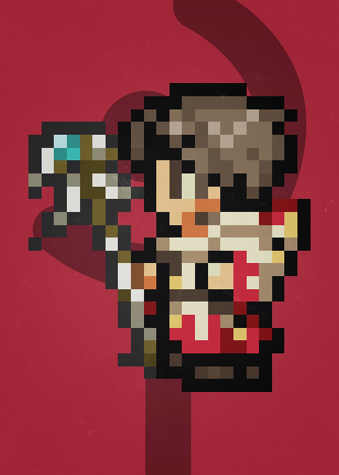 FF XIV White Mage Pixel