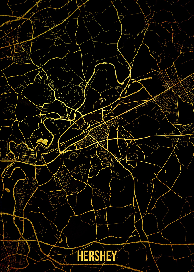 Hershey gold map