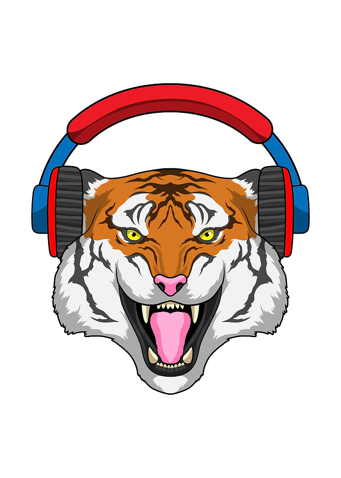 Tiger Music Headphone