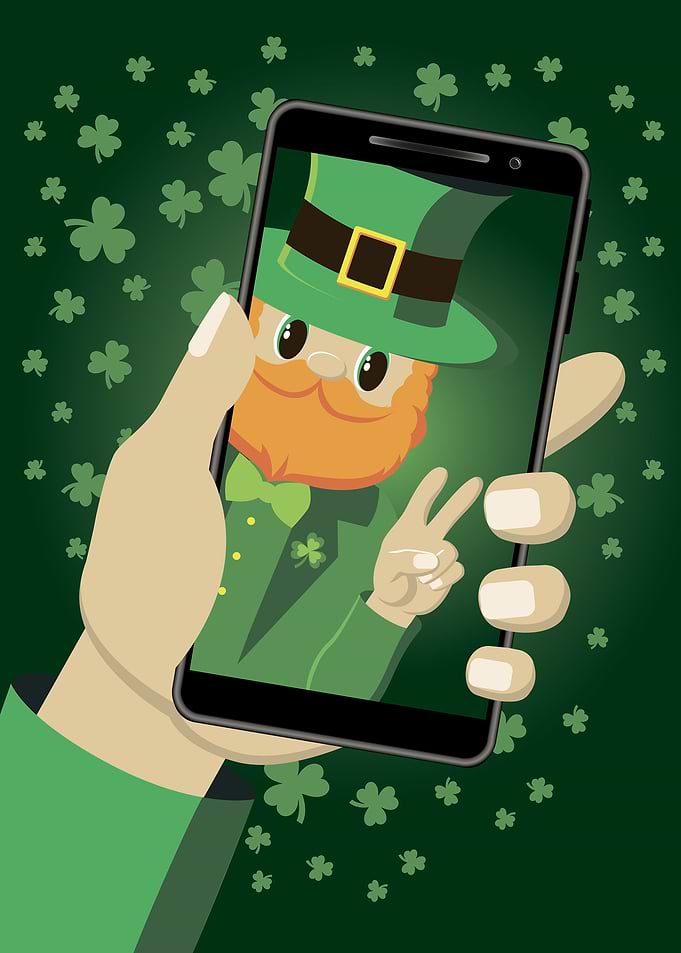 Leprechaun selfie